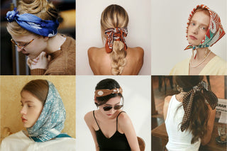 Ways to tie a silk scarf for Hair protection and style