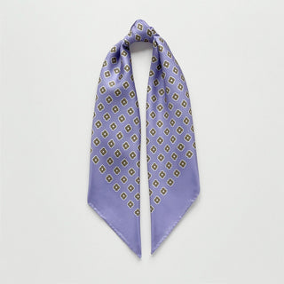 Mini Floral Silk Scarf – 65cm Women's Silk Neck Scarf