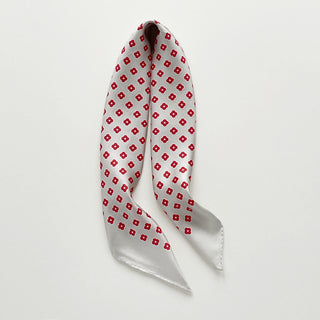 Mini Floral Silk Scarf – 65cm Women's Silk Neck Scarf