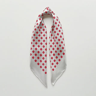Mini Floral Silk Scarf – 65cm Women's Silk Neck Scarf