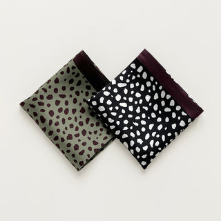 Abstract Spot Silk Scarf – 53cm Unisex Silk Bandana