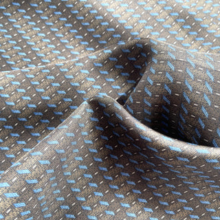 Timeless Geometric Line Silk Square Scarf - 53cm Hand-rolled Men's Neckerchief