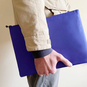 recycled indigo blue laoptop case for MacBook 13 -inch and 14-inch
